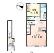 (仮称)丹波篠山市中野新築アパートの間取図