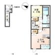丹波篠山市中野 賃貸アパートⅡの間取図
