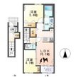 仮）ひたちなか市勝倉新築アパートＢ棟の間取図