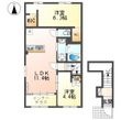 (仮称)松原市丹南新築アパートⅡ期の間取図
