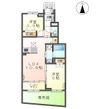 岐阜市薮田西O様2期新築アパートの間取図