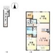 岐阜市薮田西O様2期新築アパートの間取図
