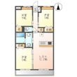 (仮)沖縄市登川3LDK新築マンションの間取図