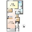 (仮)土佐山田町新築アパートの間取図