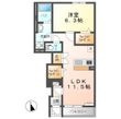 (仮)土佐山田町新築アパートの間取図