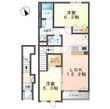(仮)土佐山田町新築アパートの間取図