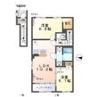 (仮称)流山市野々下アパートⅡの間取図