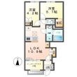 ルミナス四箇田の間取図