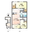ルミナス四箇田の間取図