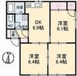 エステートKの間取図