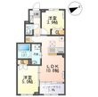 仮)山形市松原新築アパートAの間取図