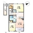 仮)山形市松原新築アパートAの間取図