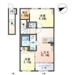 仮)山形市松原新築アパートAの間取図