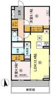 ブラン新宮中央の間取図