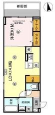 ブラン新宮中央の間取図