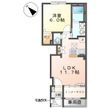 坂戸市千代田 アパートⅡ期新築工事の間取図