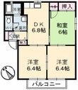 フォーレス笠野B棟の間取図