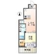 久留米白山町アパート新築工事の間取図