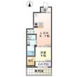 久留米白山町アパート新築工事の間取図