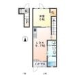 久留米白山町アパート新築工事の間取図