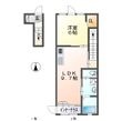 久留米白山町アパート新築工事の間取図