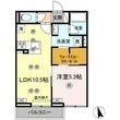 ディアライズ河内の間取図