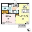 アフィネ浜ノ茶屋の間取図