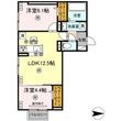 アフィネ浜ノ茶屋の間取図