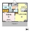 アフィネ浜ノ茶屋の間取図