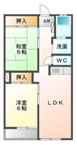 花池コーポラスの間取図