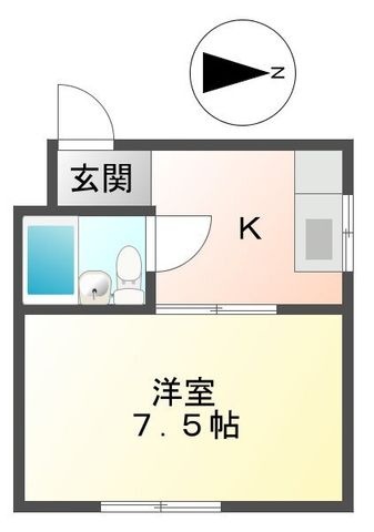 拡大写真:一宮市栄1丁目 4階402の間取り