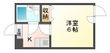 ハーモニーマンションの間取図
