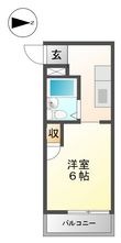 西富マンションの間取図