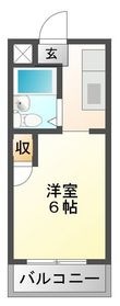 西富マンションの間取図