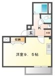 サンローズ平和の間取図