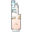 一宮市開明字南新田の間取図