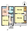 一宮市丹陽町伝法寺字横須賀の間取図