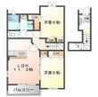 フィオーレ;デーアAの間取図