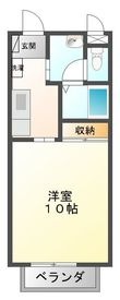 写真：コーポなすⅢ1階の間取図