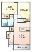 グランツAの間取図