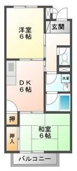 Surplus Ⅱ ParkSideBlueの間取図