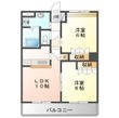 サンハイツＫＯＵＷＡの間取図