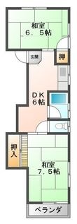 花池吉田アパートの間取図