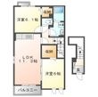 ミルトニアBの間取図
