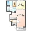 ジュネスＴ・Ｄ　Ⅰの間取図