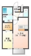 メゾンエルメスの間取図