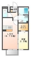 メゾンエルメスの間取図