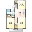 コーポエルノリタケBの間取図