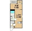 LECOCON一宮Ⅴの間取図