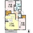 シュエットAの間取図